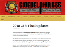 Tablet Screenshot of cinedelphiafilmfestival.com